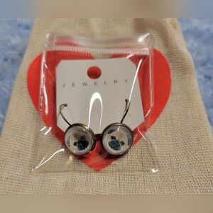 Round Pug Face Earrings - Pug Mom - Pet Jewelry